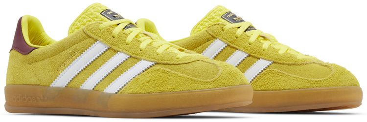 Adidas Wmns Gazelle Indoor Bright Yellow Burgundy