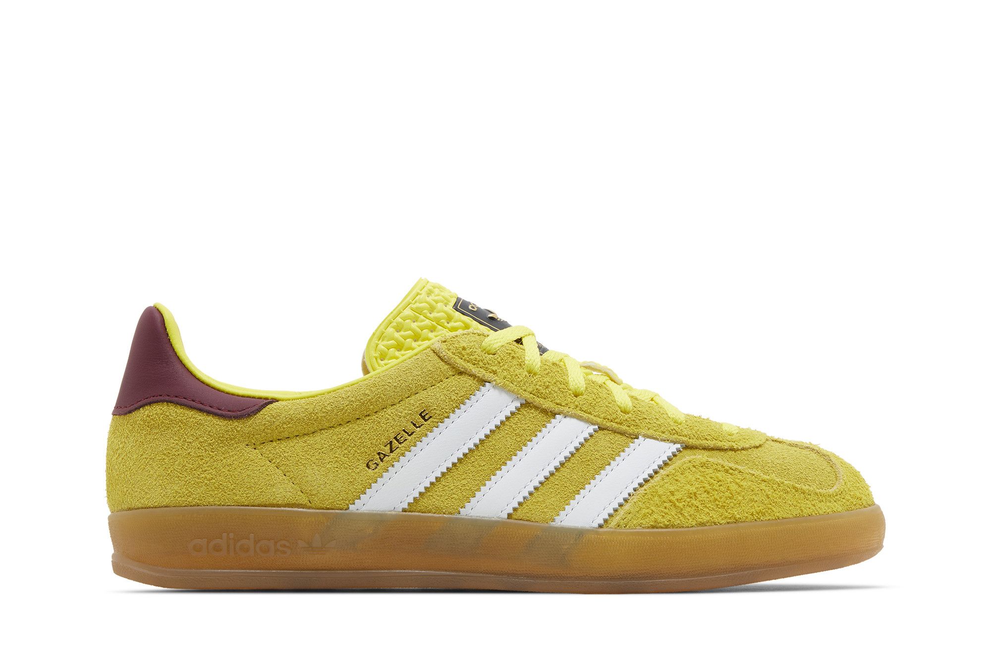 Adidas gazelle indoor best sale black yellow
