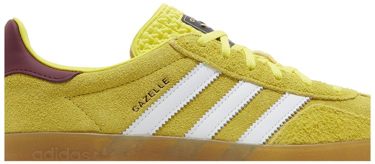 Adidas Wmns Gazelle Indoor Bright Yellow Burgundy