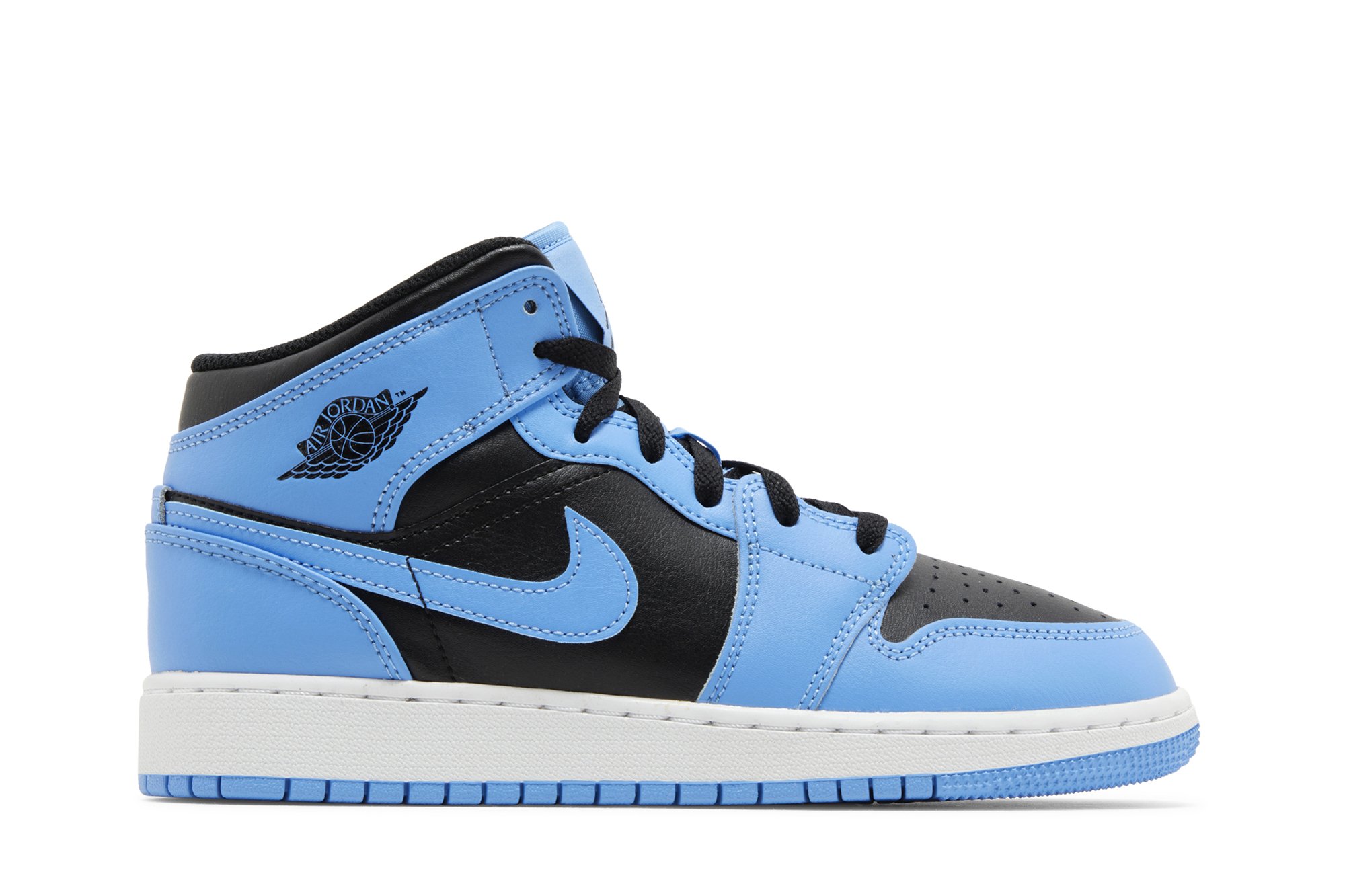 Air Jordan 1 Mid GS 'University Blue Black'