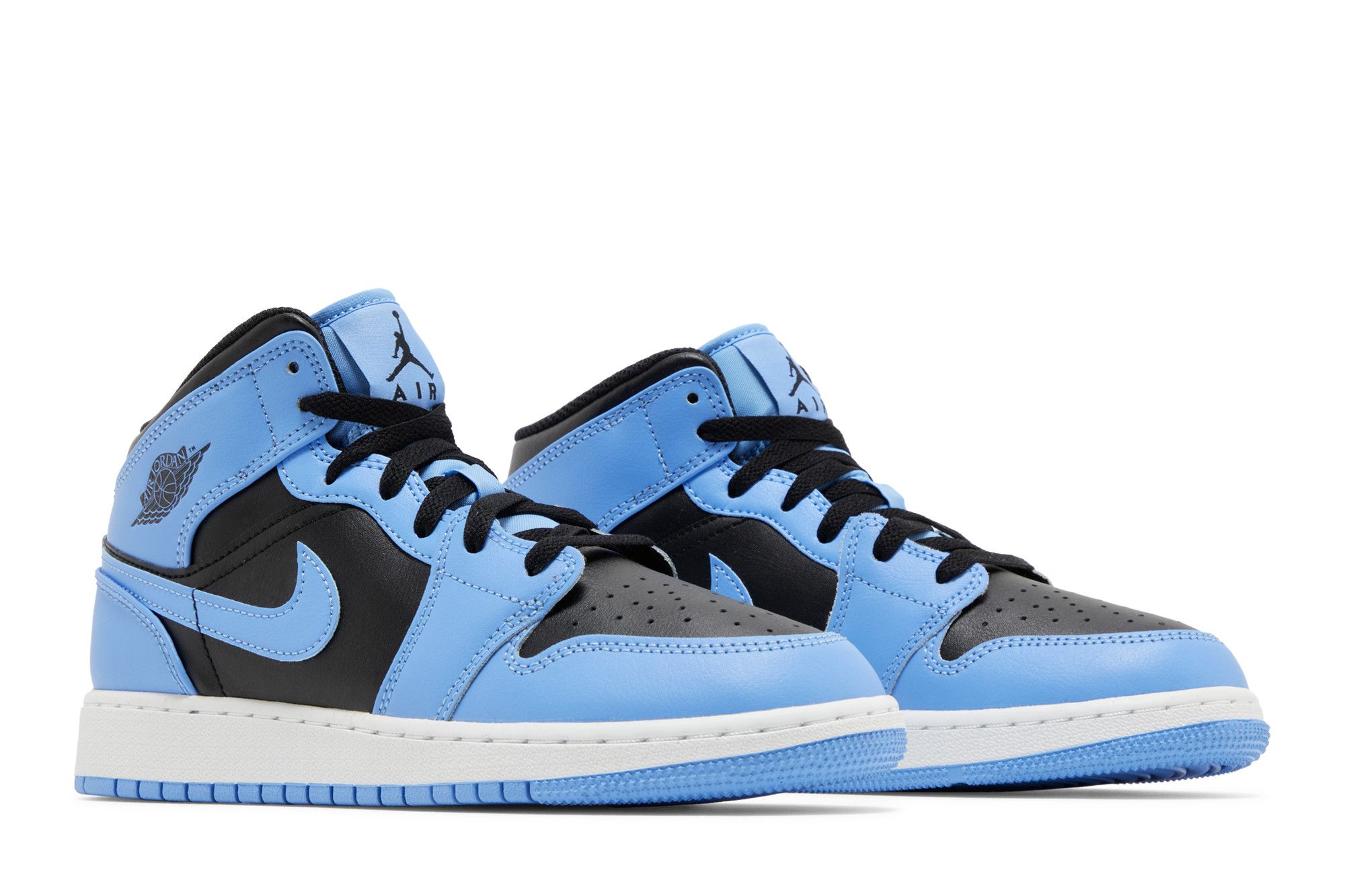 Jordan ones blue and black online