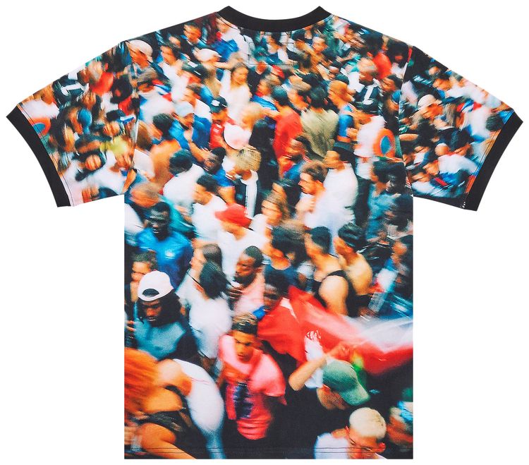 Corteiz World Cup Chaos Ribbed T Shirt Multicolor