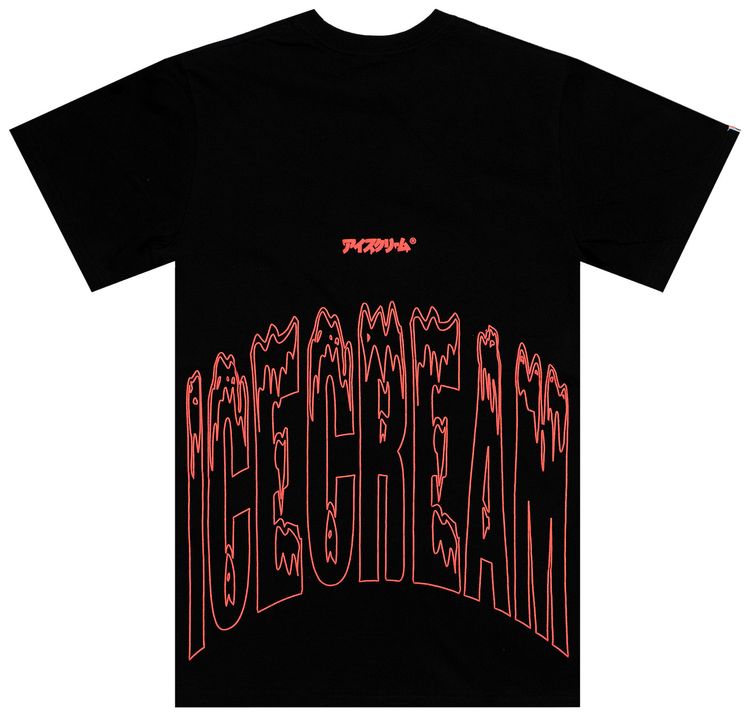 Icecream One Hundred Tee Black