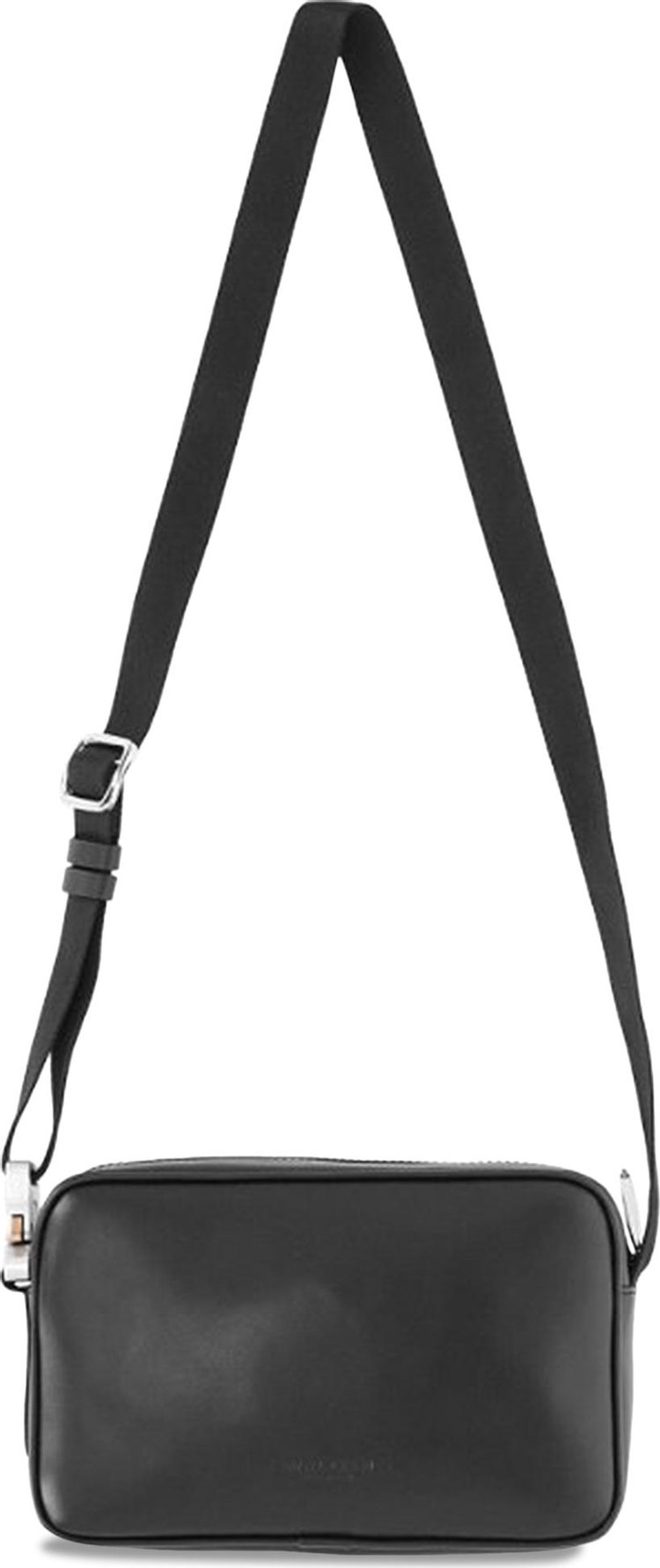 1017 ALYX 9SM Leather Buckle Crossbody Bag Black