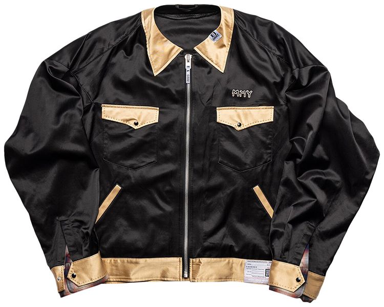 Maison Mihara Yasuhiro Car Club Jacket Black