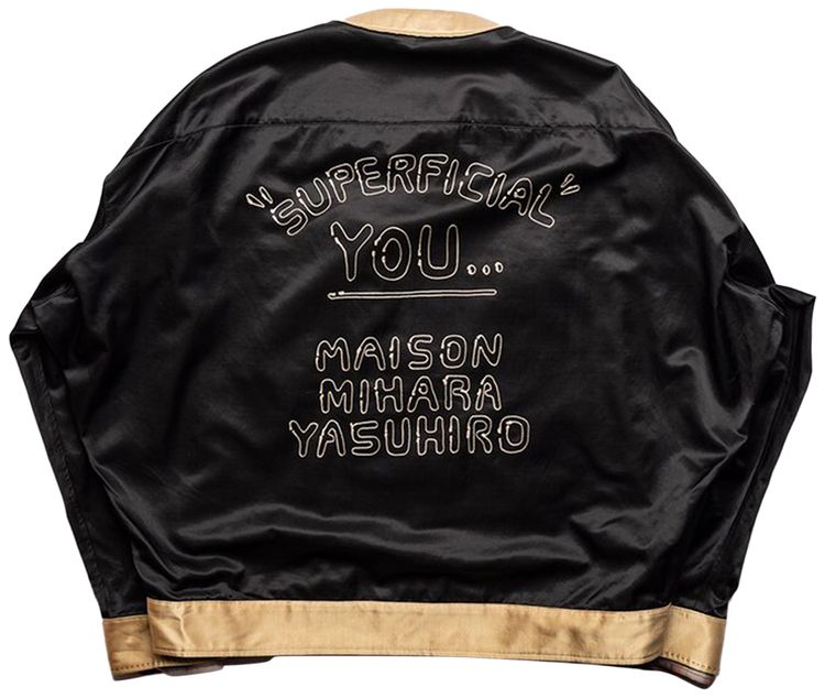 Maison Mihara Yasuhiro Car Club Jacket Black