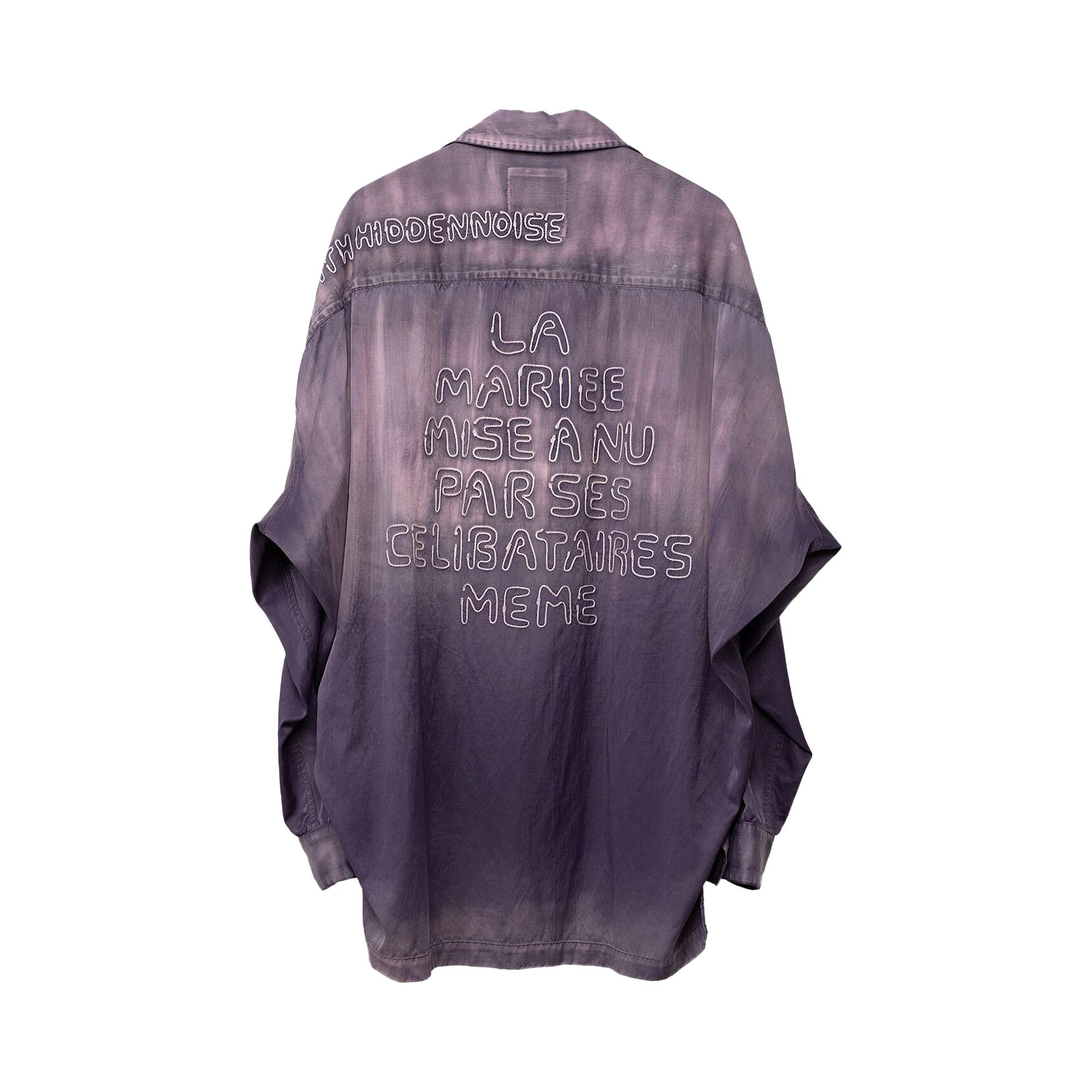 Buy Maison Mihara Yasuhiro Bleached CR Shirts 'Purple
