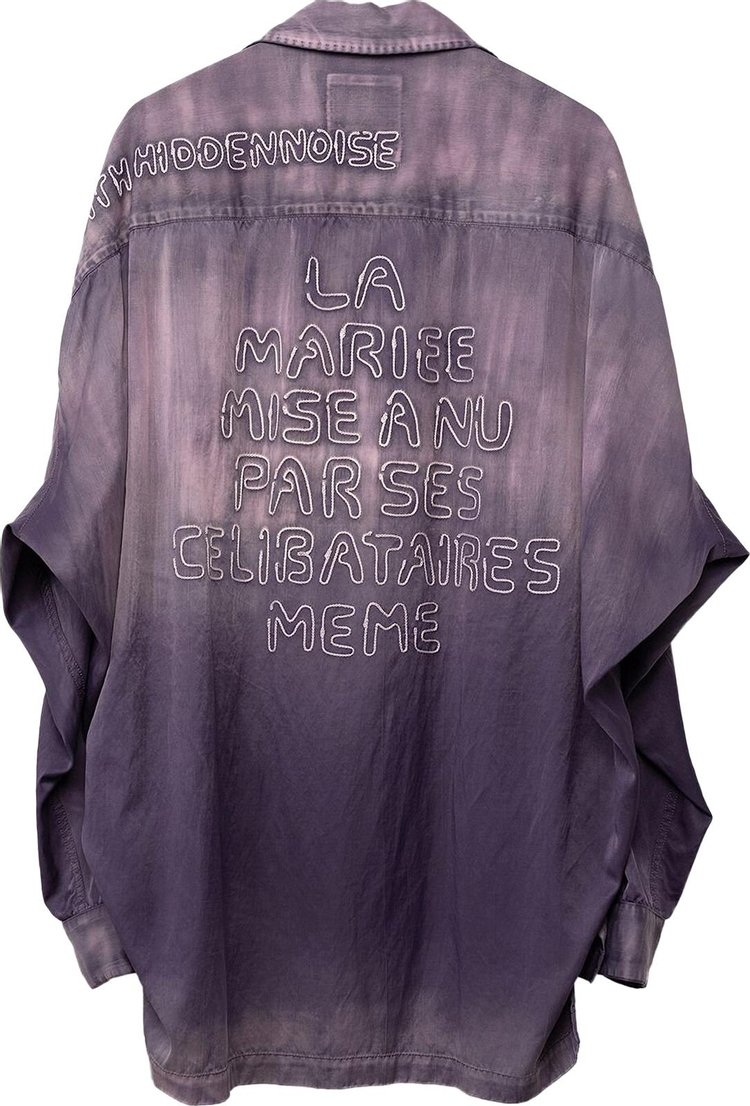 Maison Mihara Yasuhiro Bleached CR Shirts Purple