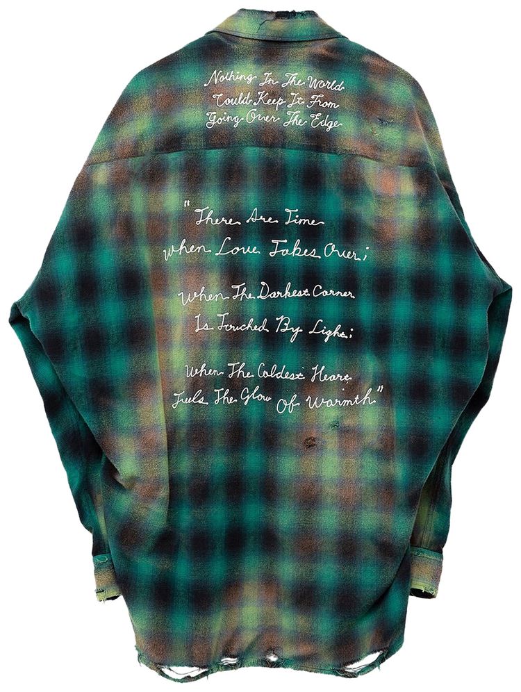 Maison Mihara Yasuhiro Vintage Check Shirt Green