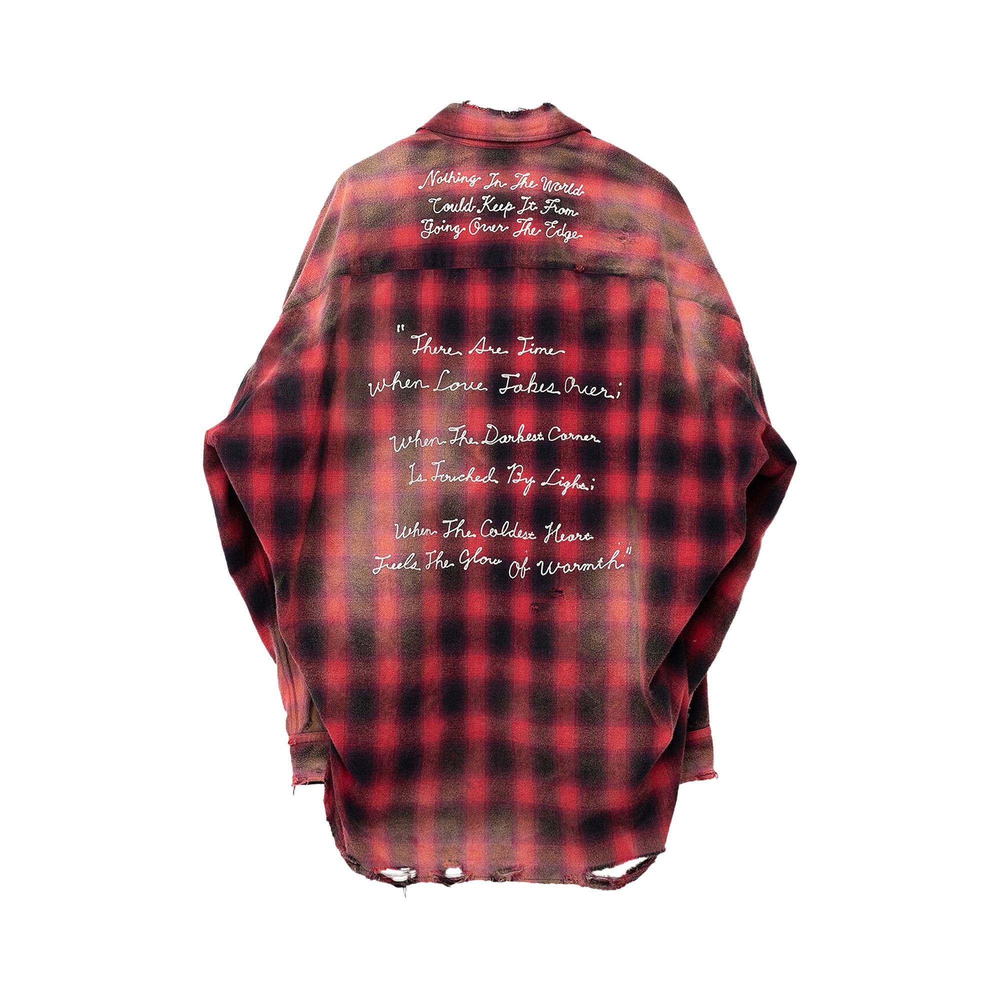 【オープニングセール】 Maison Buy Mihara 'Red Shirt Check Vintage Yasuhiro トップス