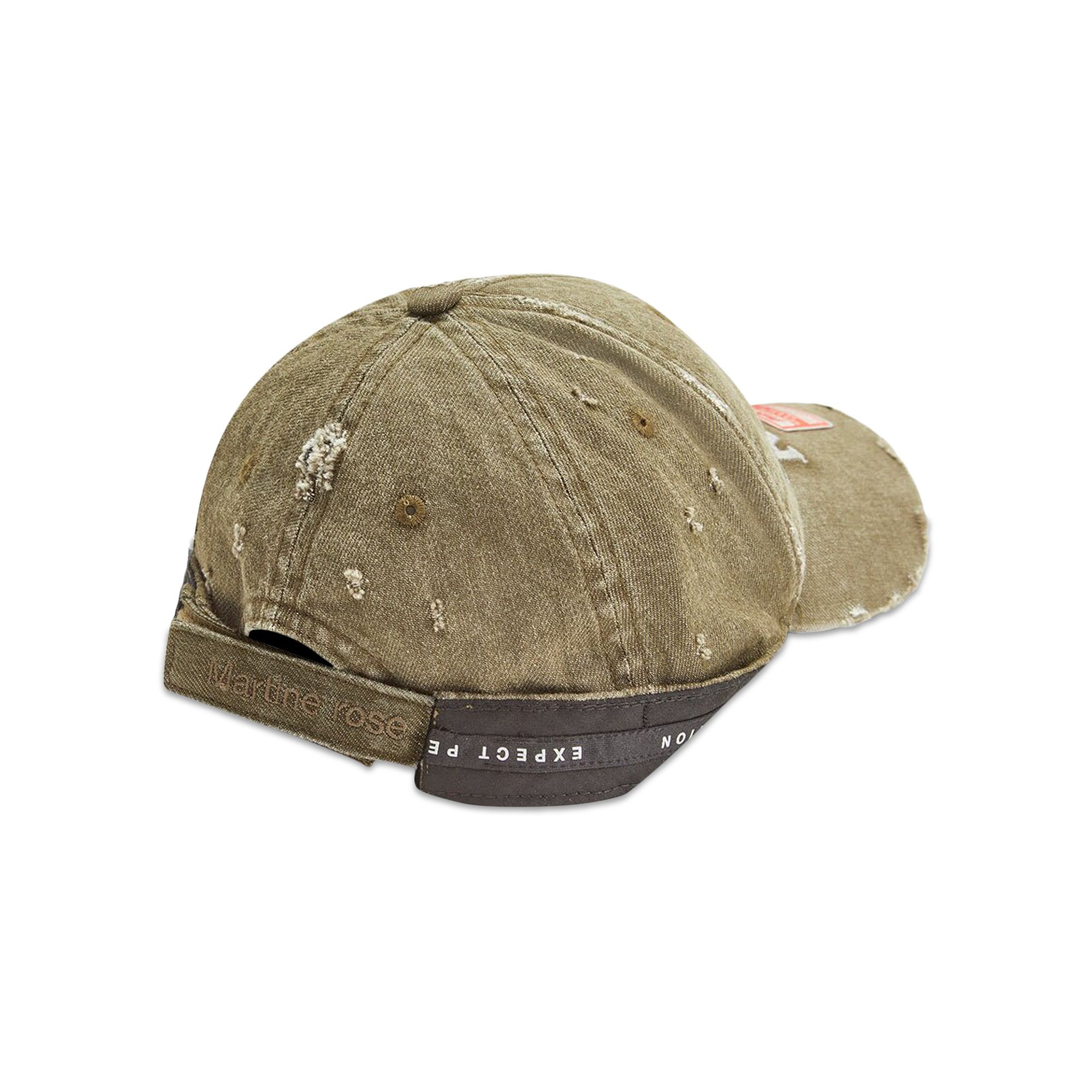 Buy Martine Rose Rolled Back Cap 'Green' - MRAW23 1135 GREE
