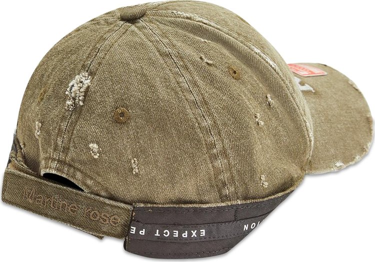 Martine Rose Rolled Back Cap Green