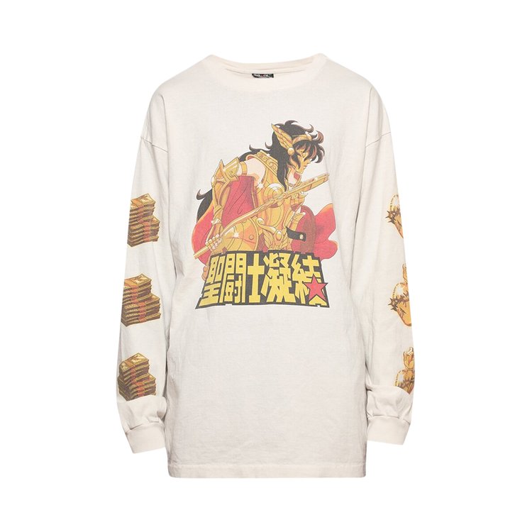 Saint Michael Long Sleeve Tee White