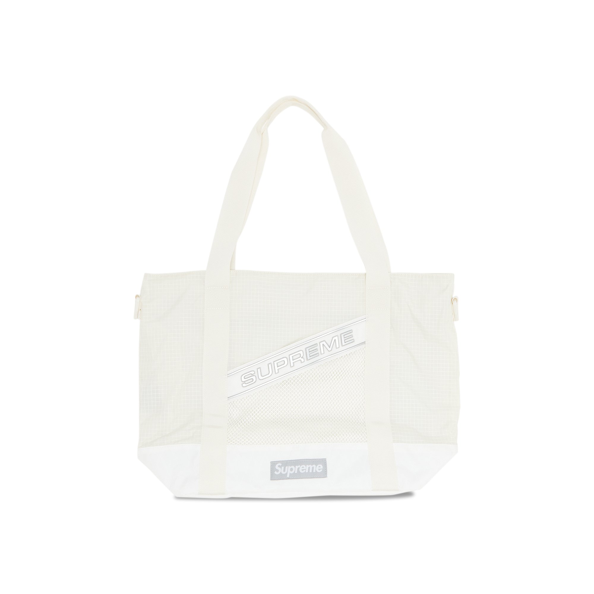 Buy Supreme Tote Bag 'White' - FW23B13 WHITE | GOAT CA