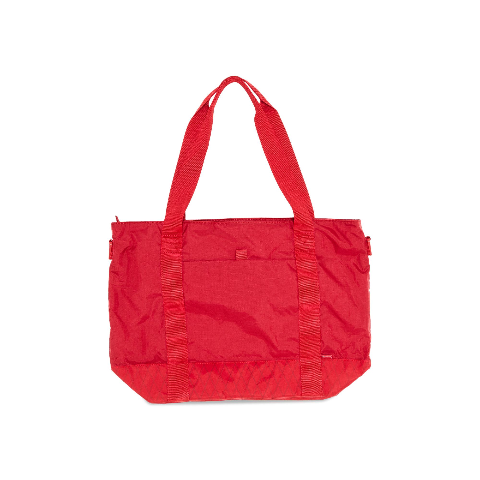 Supreme red tote bag cheap