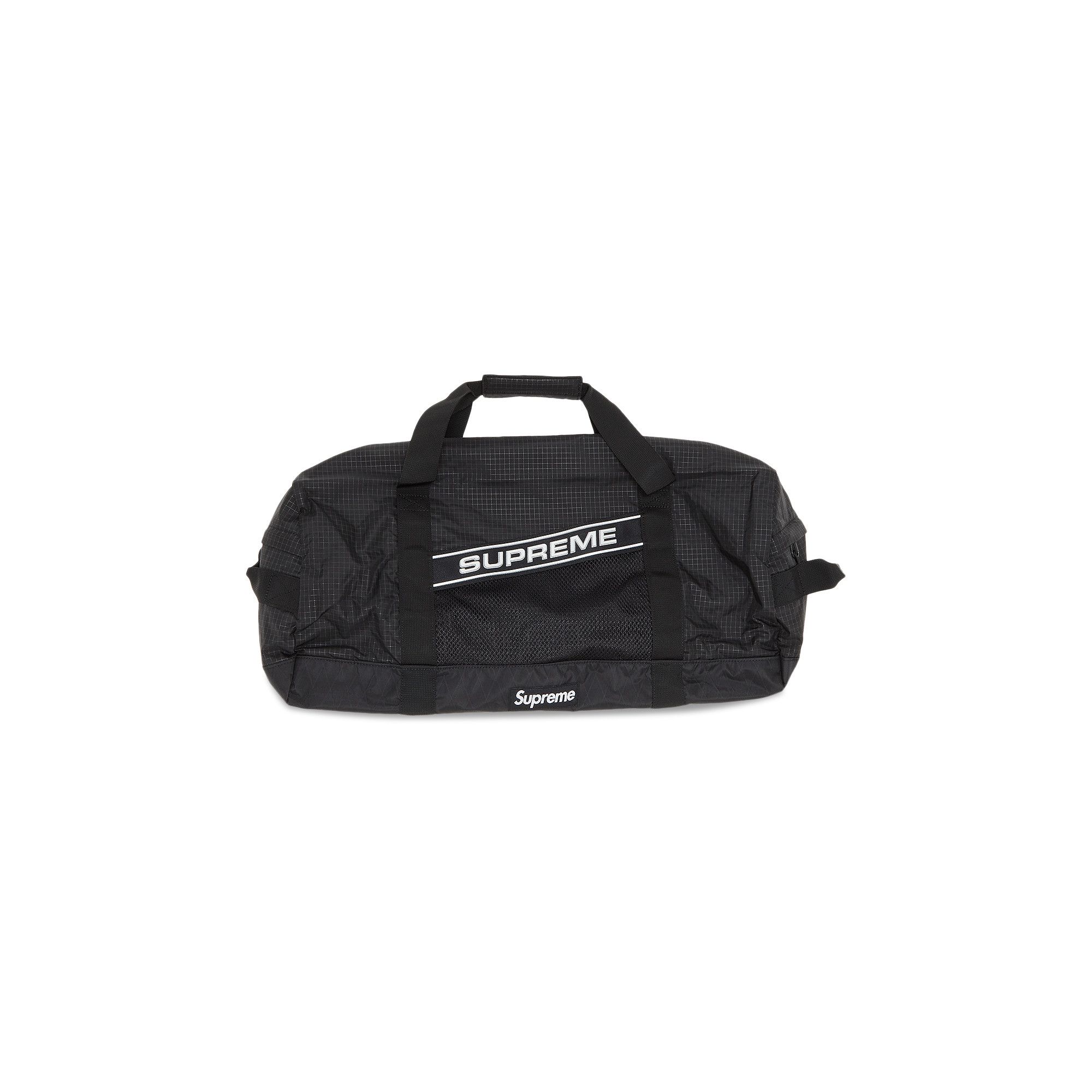 Black supreme duffle clearance