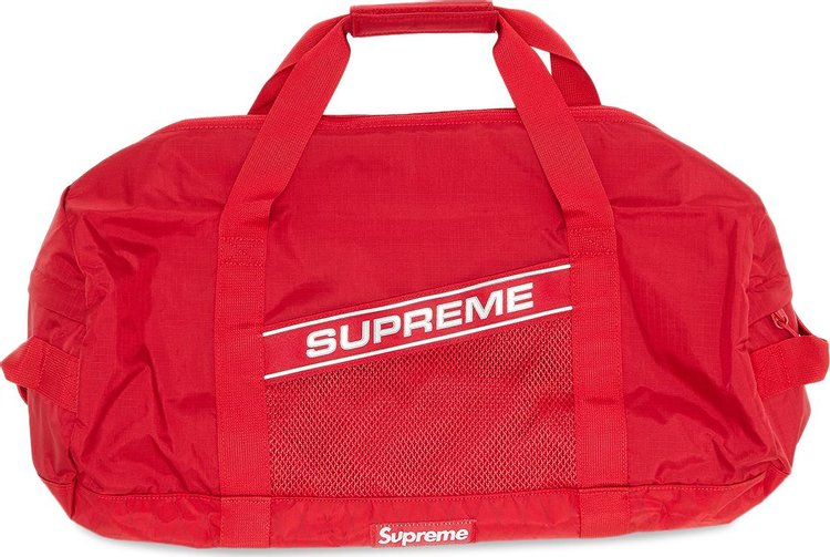 Supreme Small Puffer Bag Red Paisley