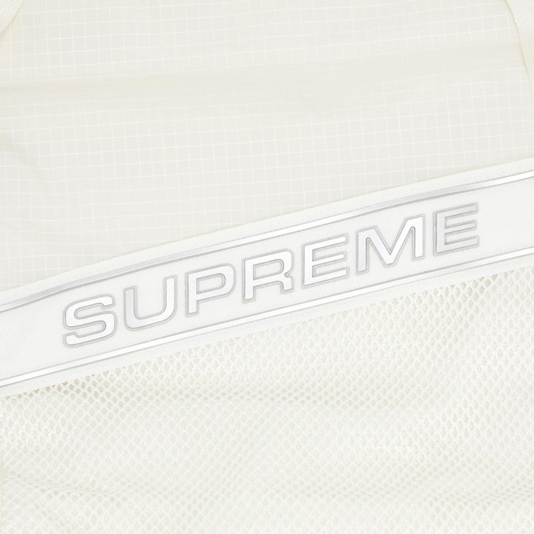 Supreme Duffle Bag White