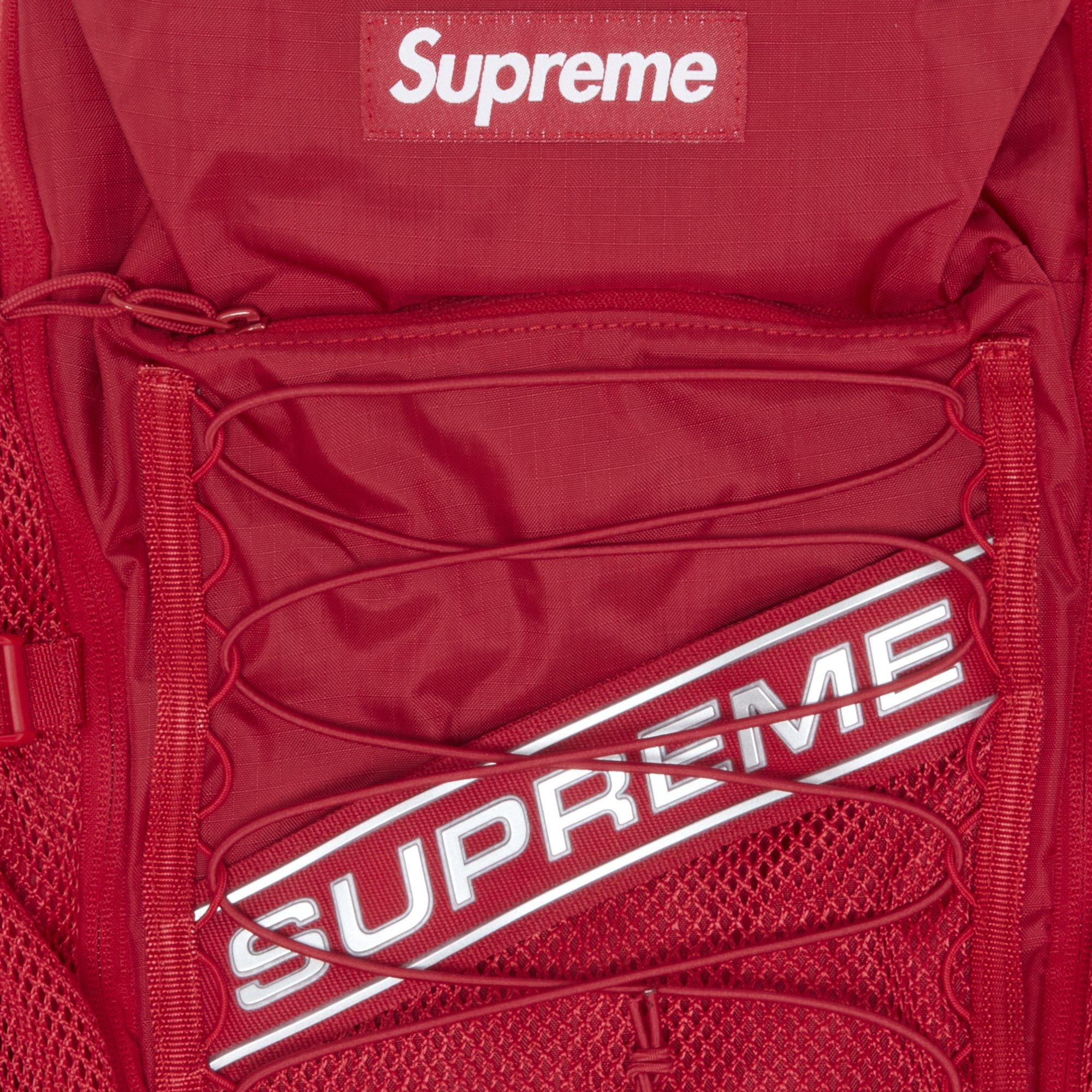 Fake supreme backpack red hotsell