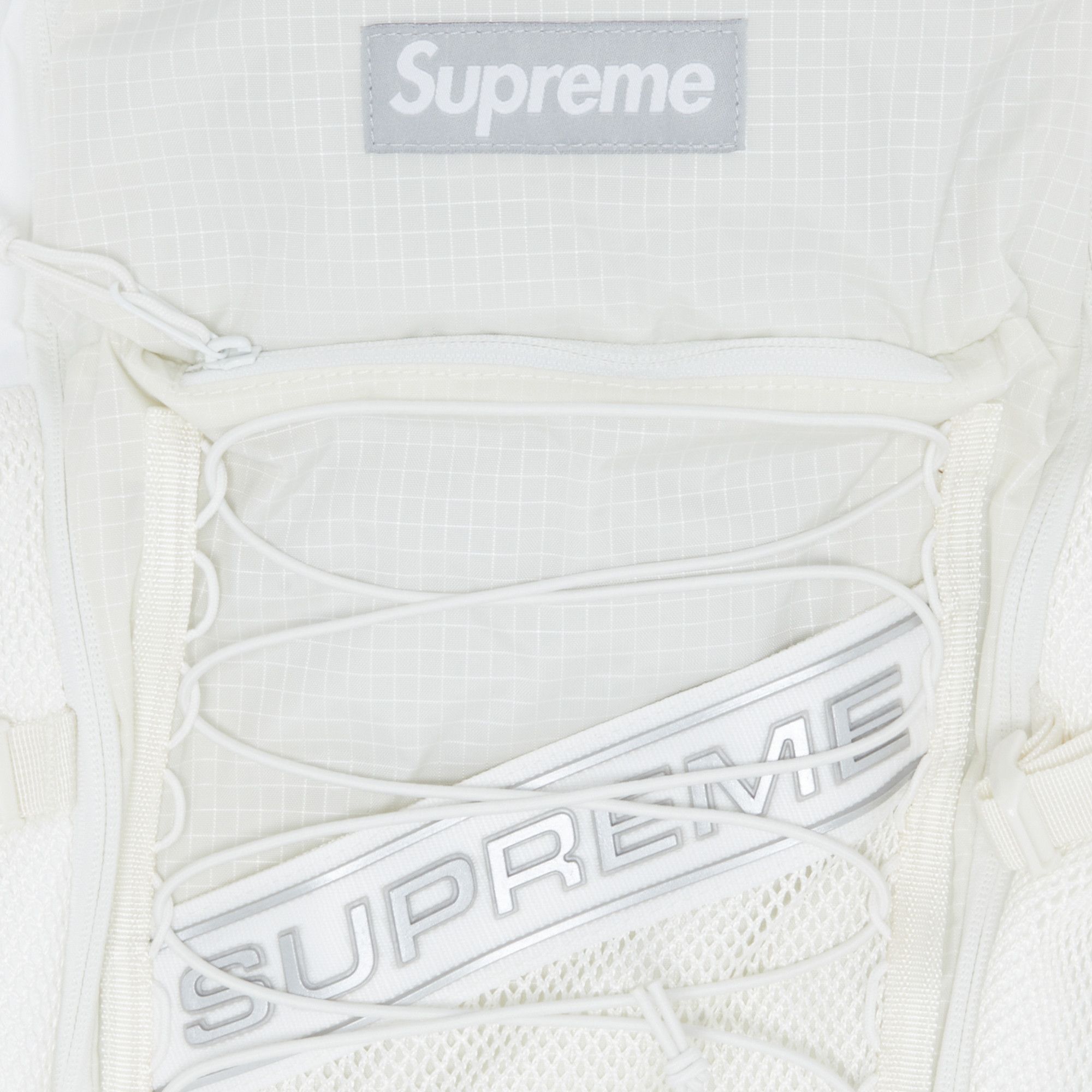 Supreme fw17 white backpack cheap