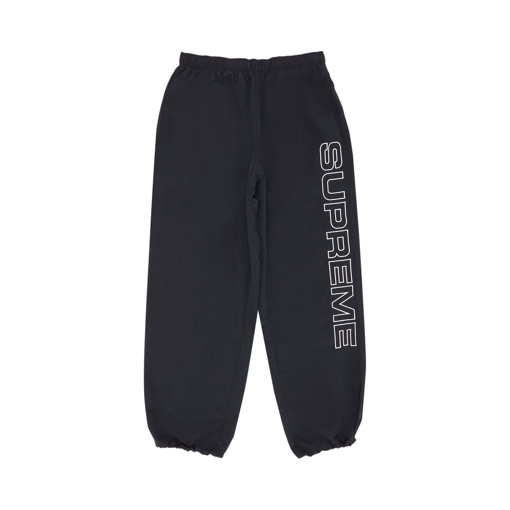 Supreme Spellout Embroidered Track Pant 'Black'
