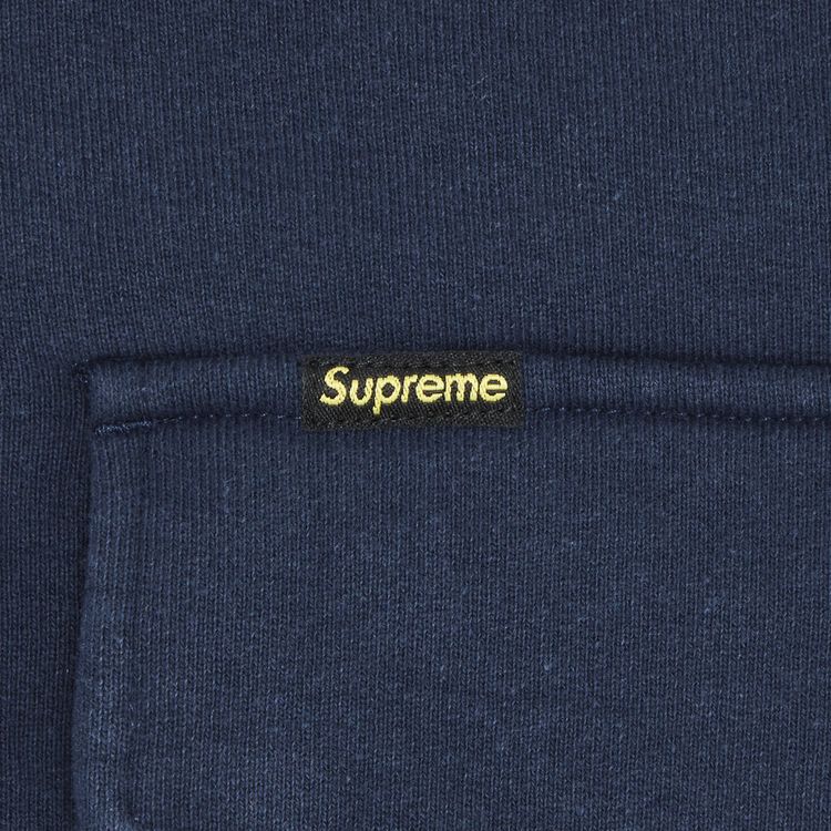 Supreme Cargo Pocket Zip Up Sweatshirt Navy