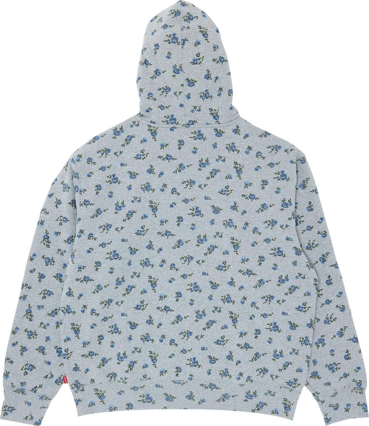 Supreme Small Box Zip Up Hooded Sweatshirt Flowers