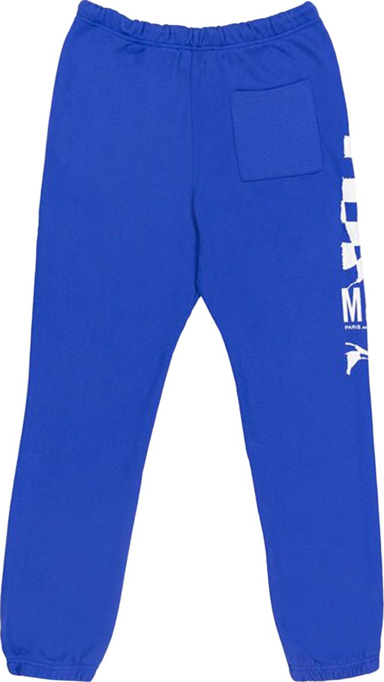 Mr Saturday Dada Check Sweatpants Blue