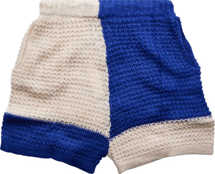 Mr Saturday Loose Knit Short BlueEcru