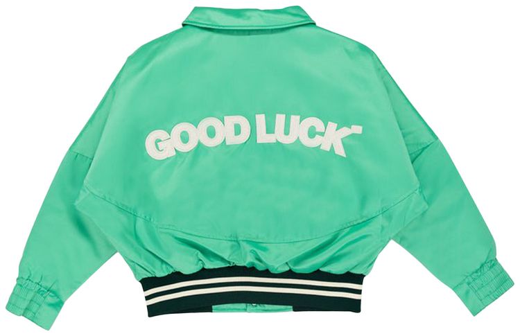 Mr Saturday Good Luck Coaches Jacket Green