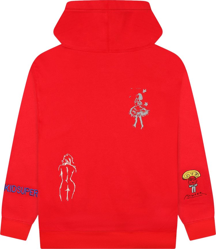 KidSuper Super Sweatshirt Red