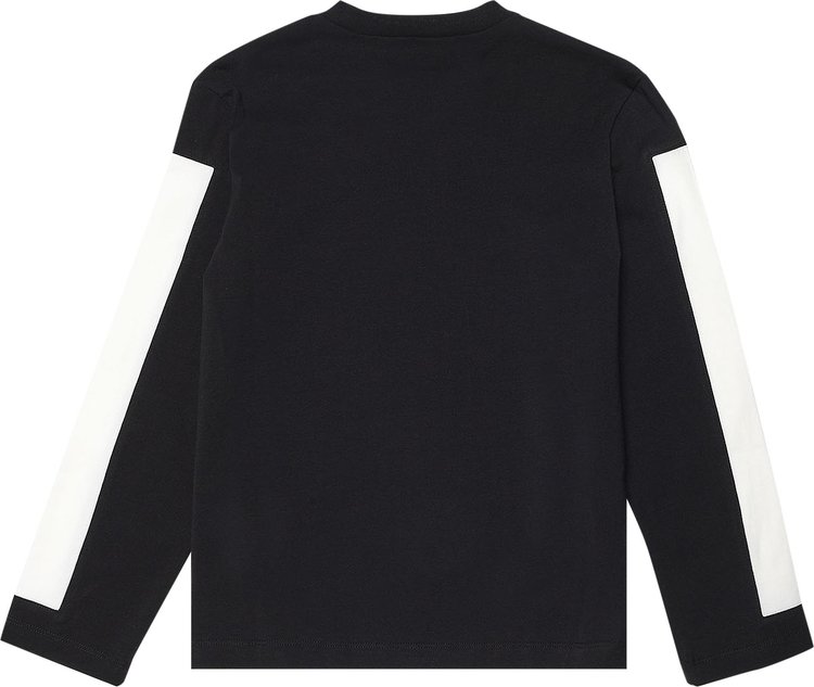 Marni Kids Logo Print Long Sleeve Black