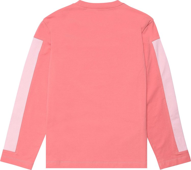 Marni Kids Logo Print Long Sleeve Pink