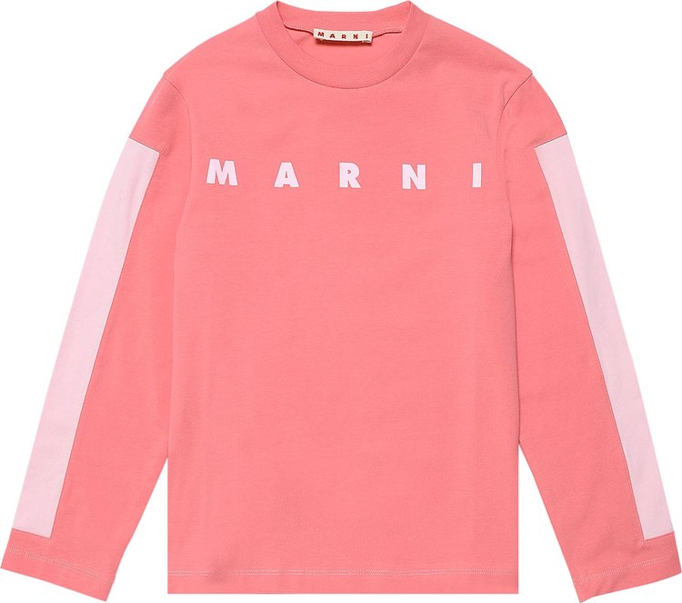 Marni Kids Logo Print Long-Sleeve 'Pink'
