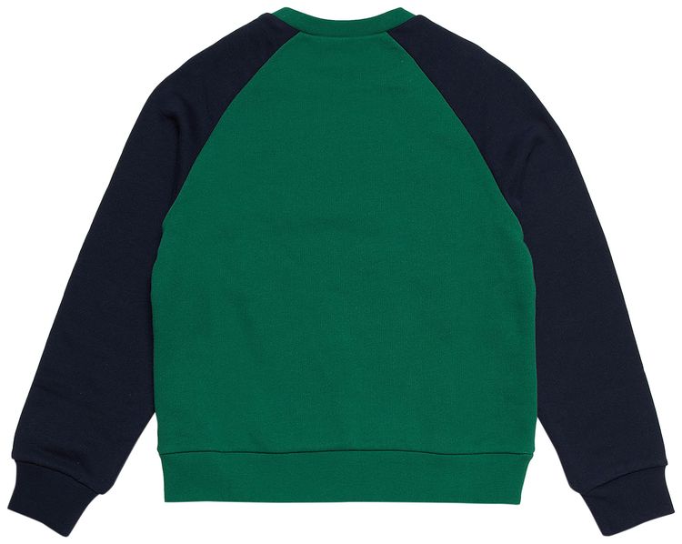 Marni Kids Logo Printed Sweater Green