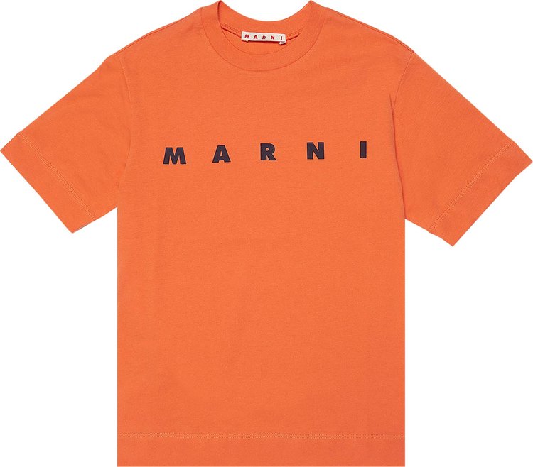 Marni Kids Logo Printed Tee 'Orange'