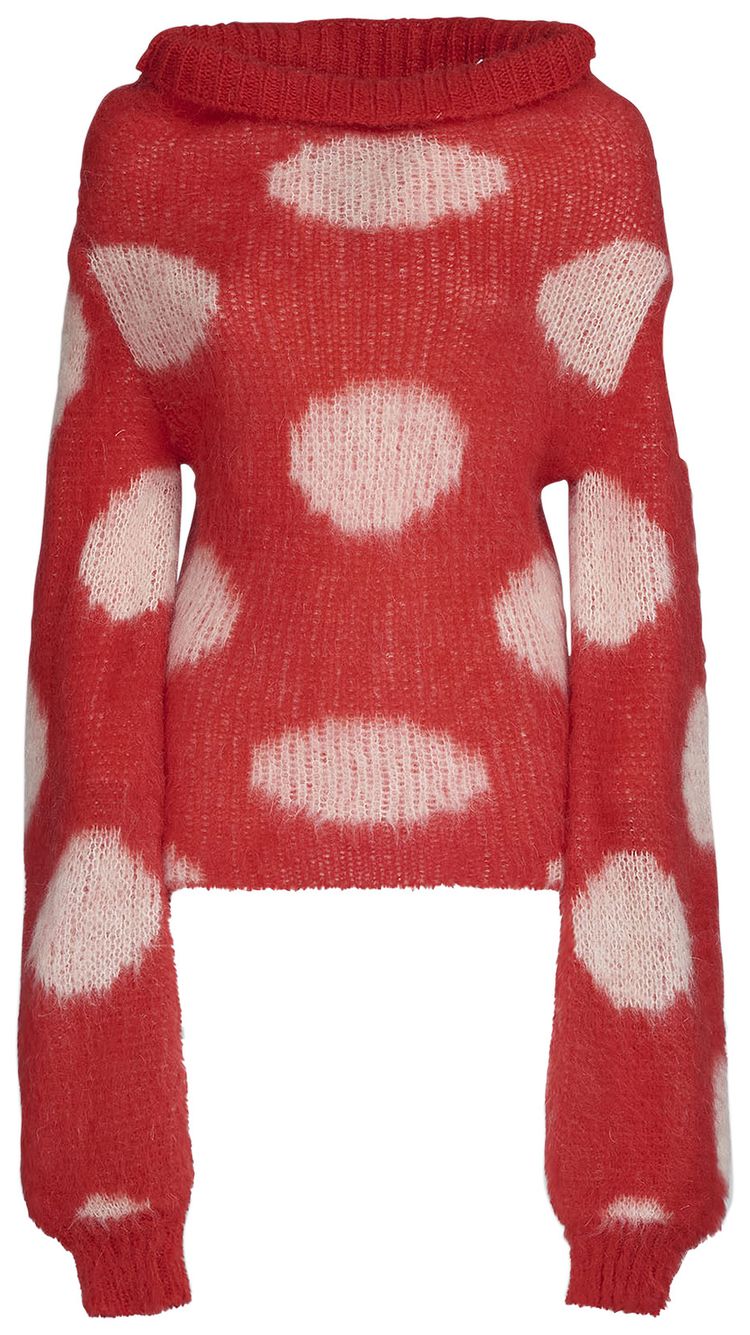 Marni Brushed Dot Sweater Tulip