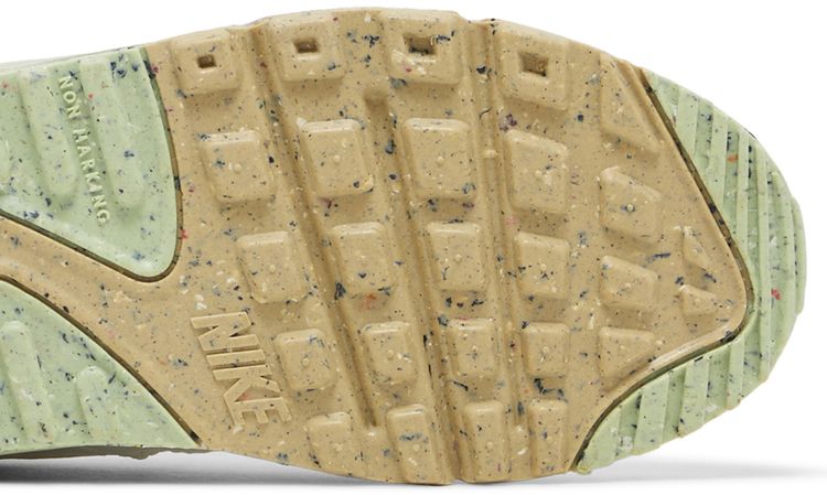 Nike Air Max 90 Leather SE GS White Pink Foam Honeydew