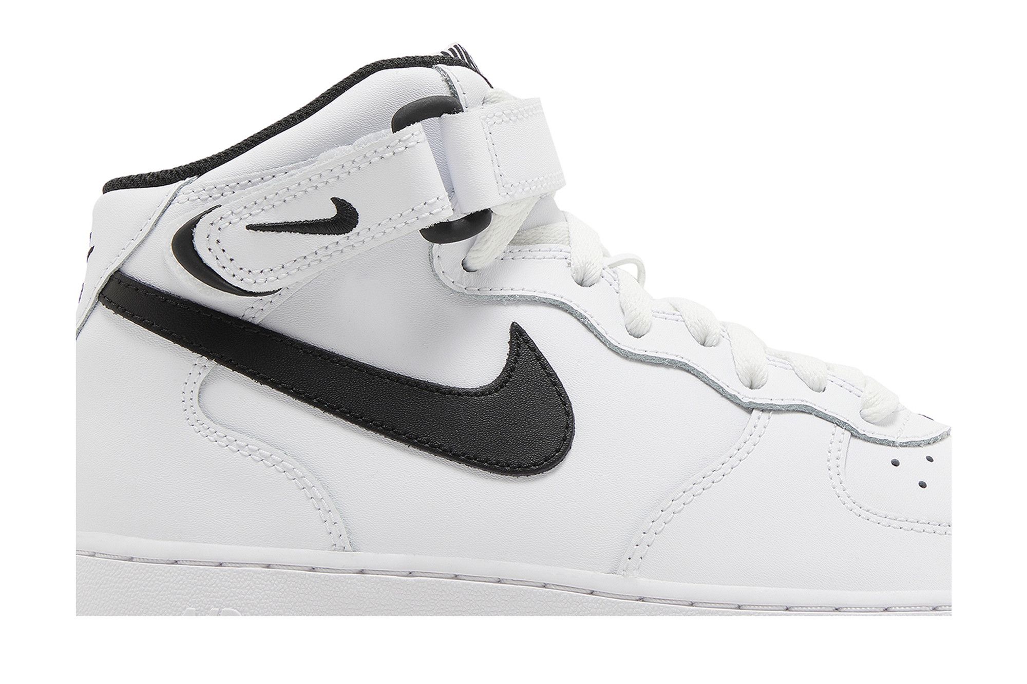 high dual air white black af1