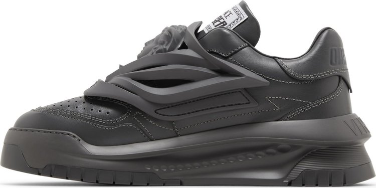 Versace Odissea Caged Rubber Medusa Sneaker Fossil Grey