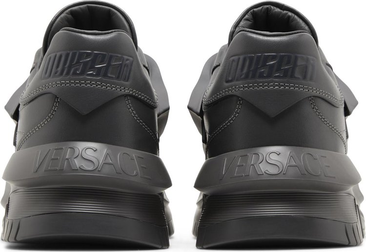 Versace Odissea Caged Rubber Medusa Sneaker Fossil Grey