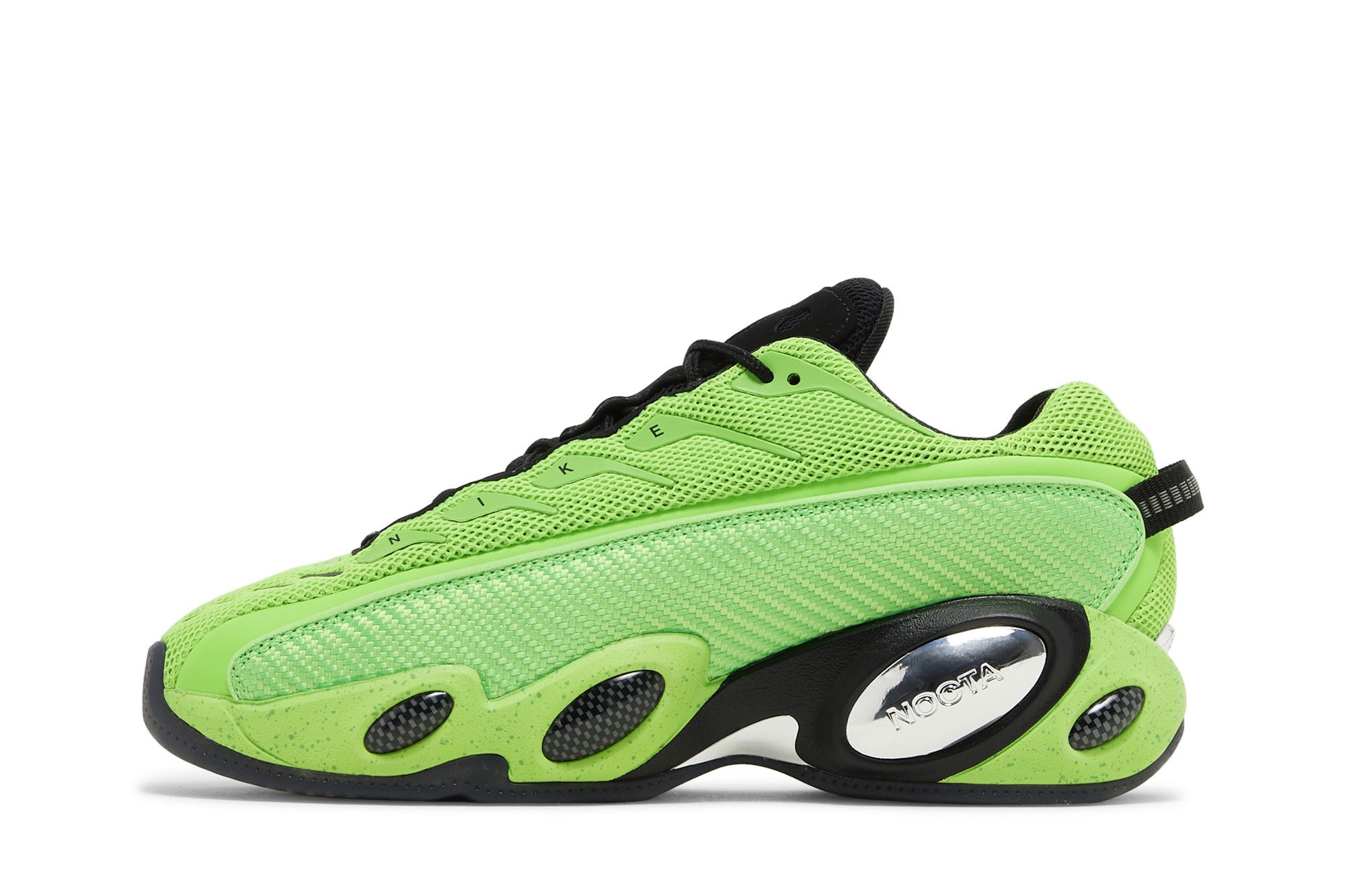 slime green nike shoes