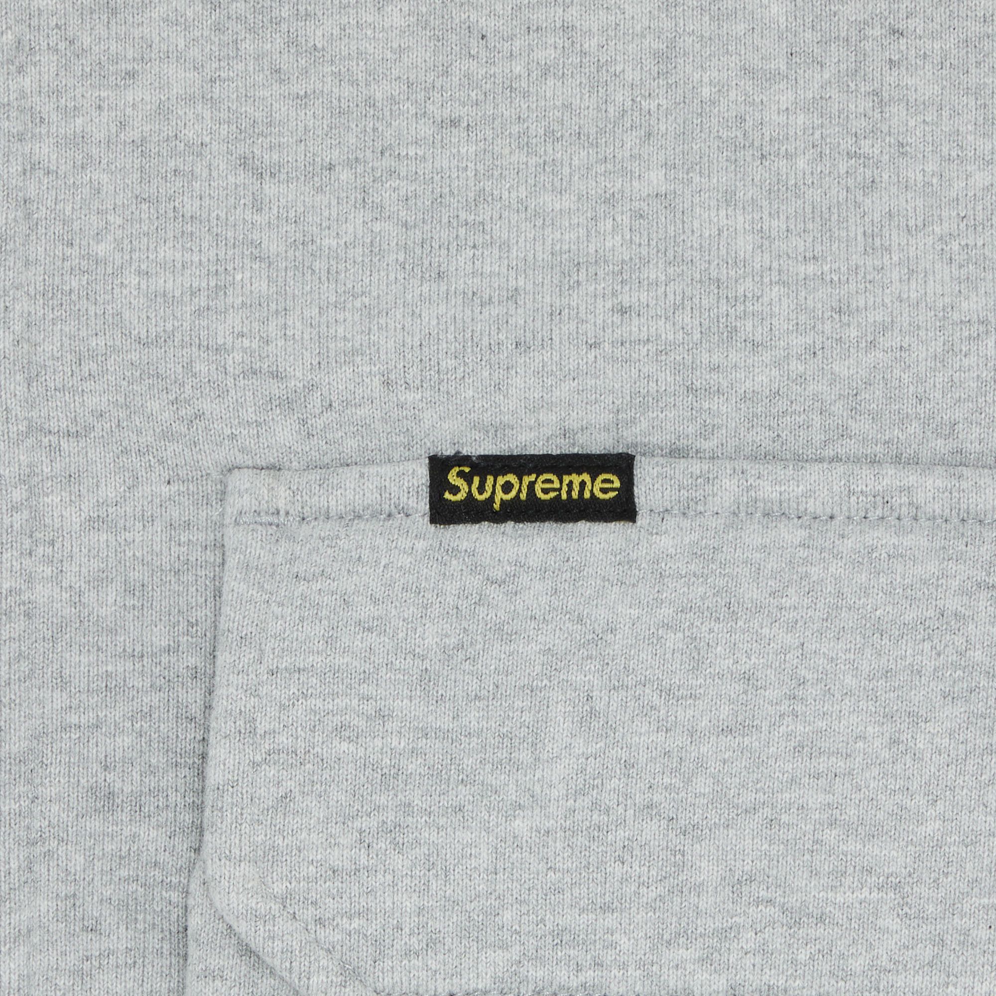 Buy Supreme Cargo Pocket Zip Up Sweatshirt 'Heather Grey