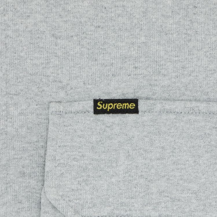 Supreme Cargo Pocket Zip Up Sweatshirt Heather Grey