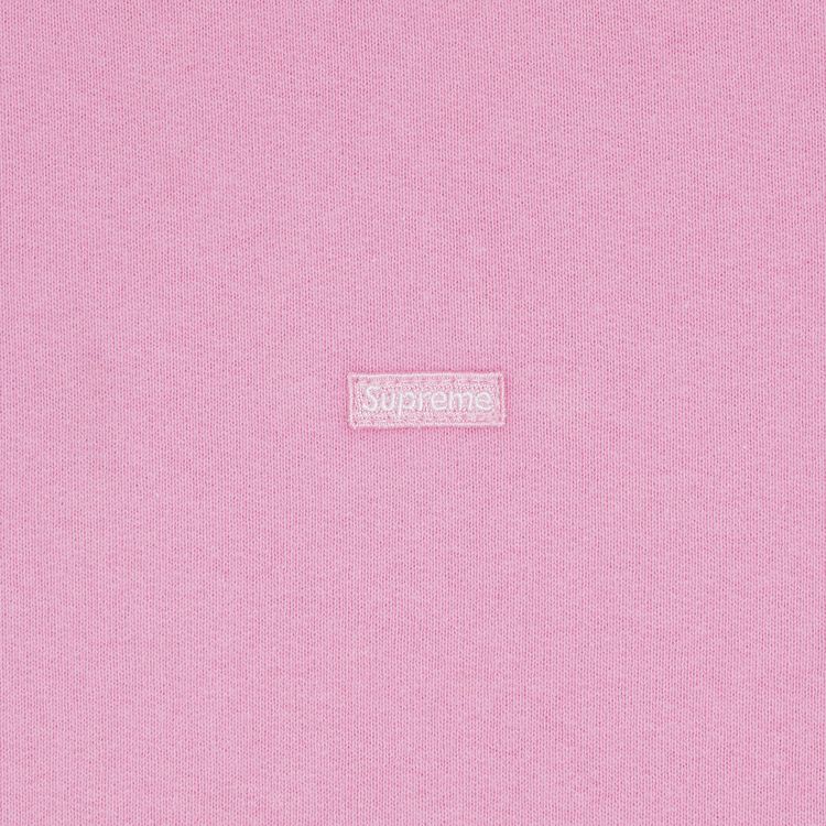 Supreme Small Box Zip Up Hooded Sweatshirt Pink