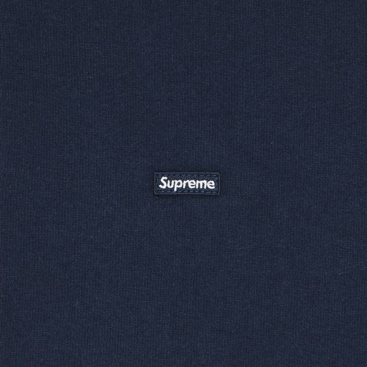 Supreme Small Box Zip Up Hooded Sweatshirt Navy