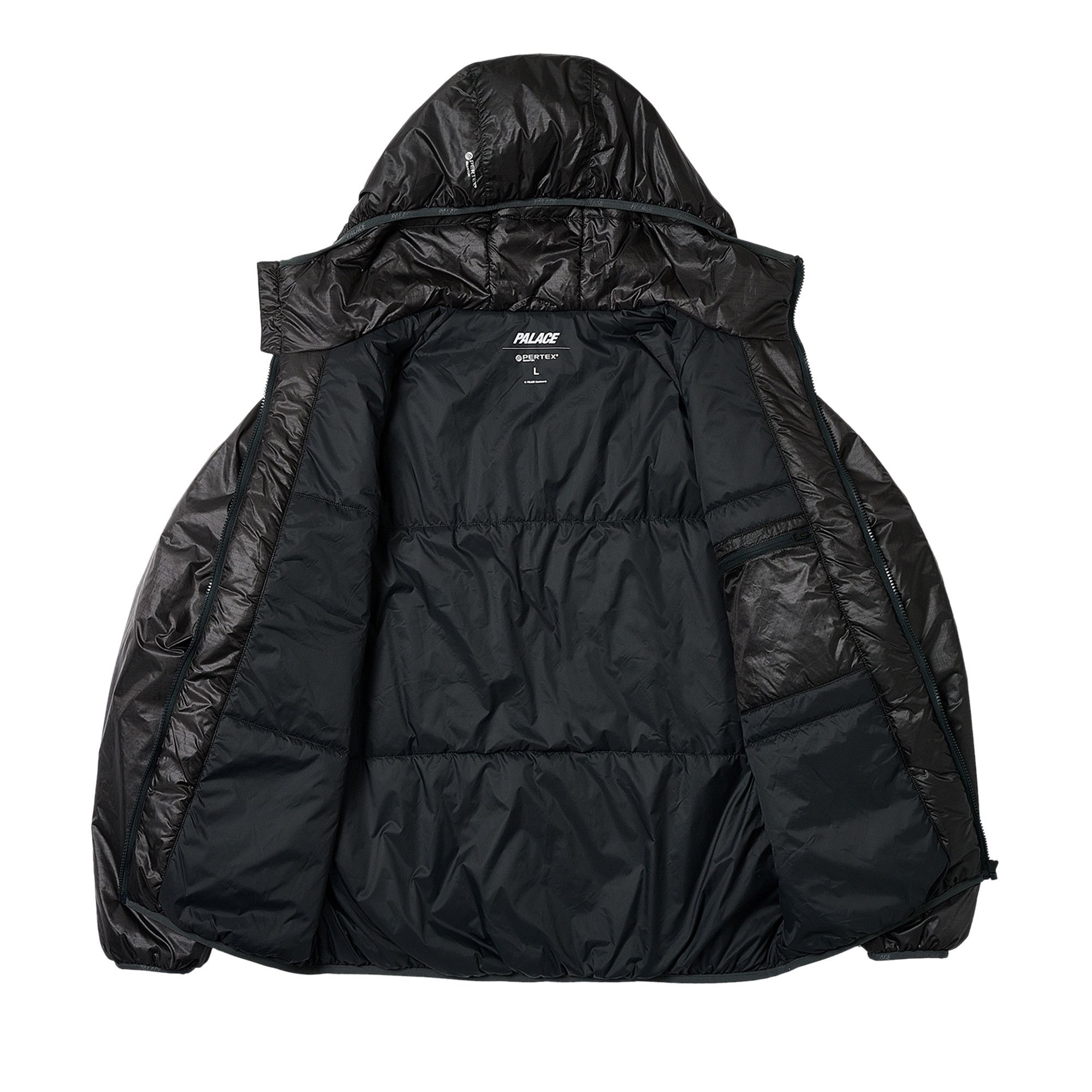 Size m Palace Pertex Quilted Jacket 'Black'