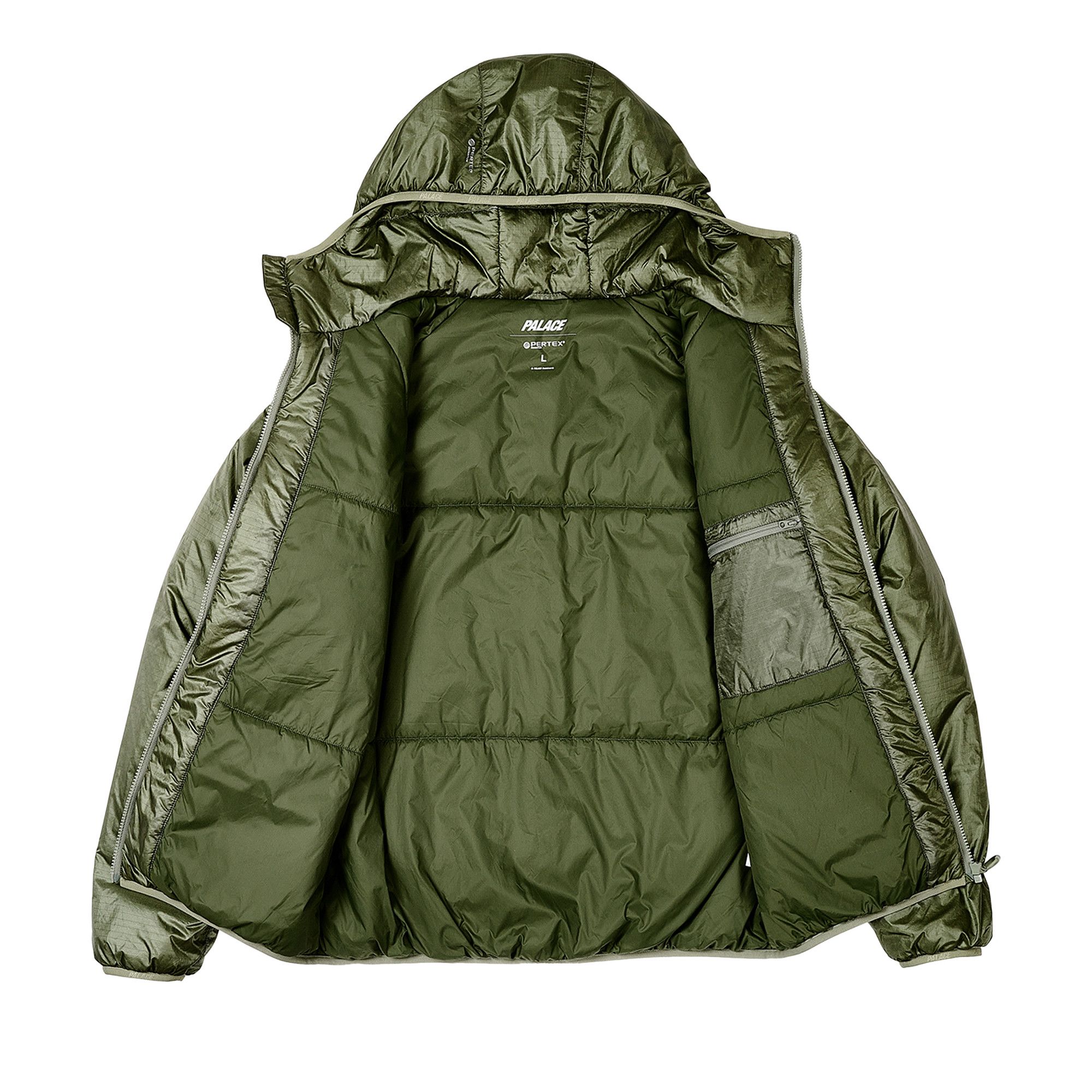 Achetez des Palace Pertex Quilted Jacket 'The Deep Green' - P25JK009 | GOAT  FR
