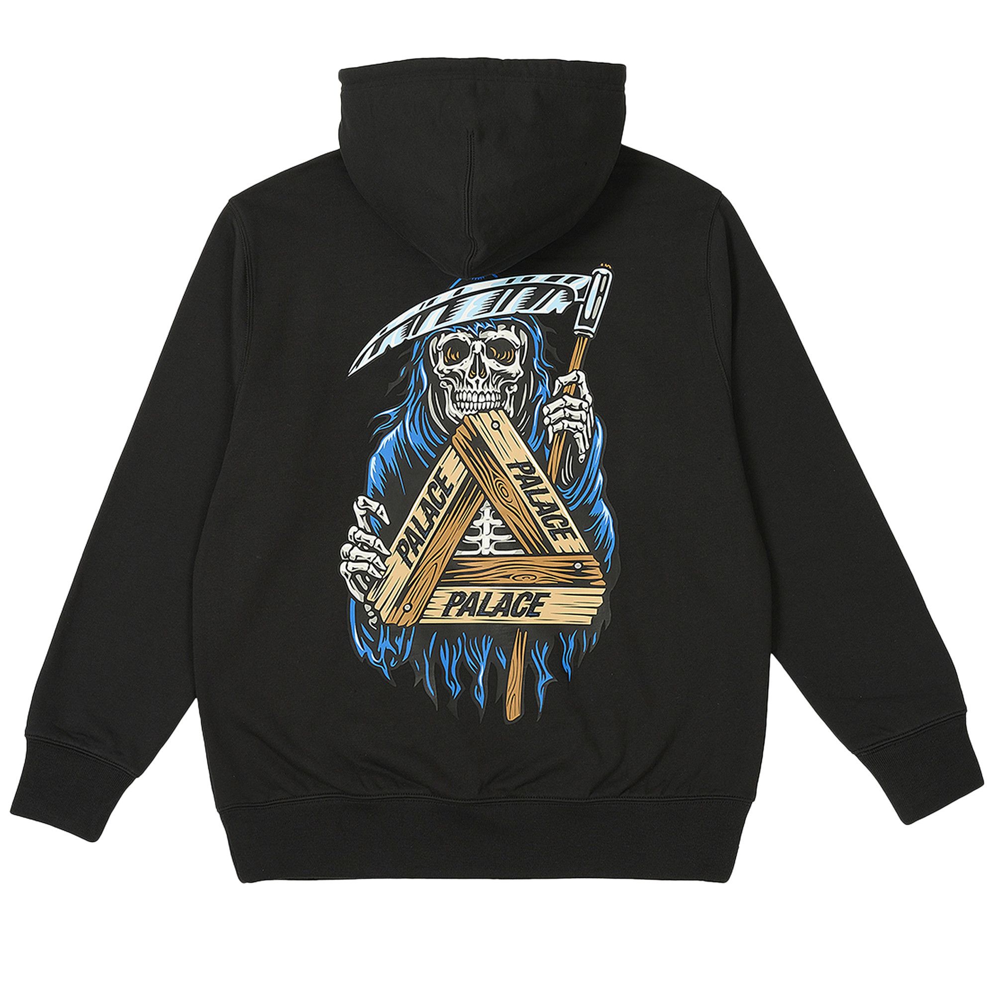 Size l Palace Reaper Hood Black