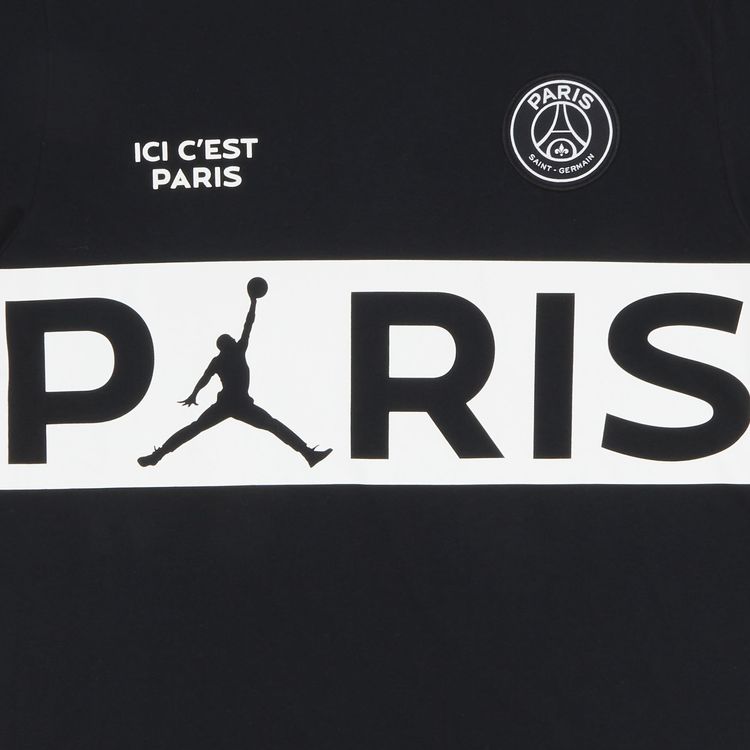 Paris Saint Germain Home Stadium T Shirt Black
